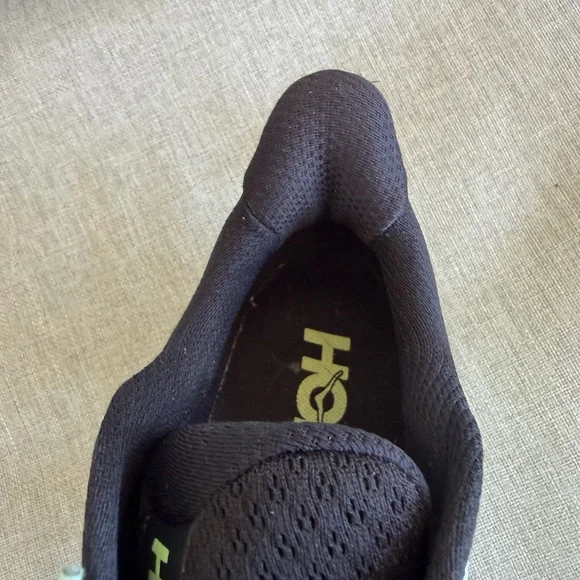 Hoka Clifton 10 Running Shoes Sz 10 Green Sneakers - Picture 6 of 16